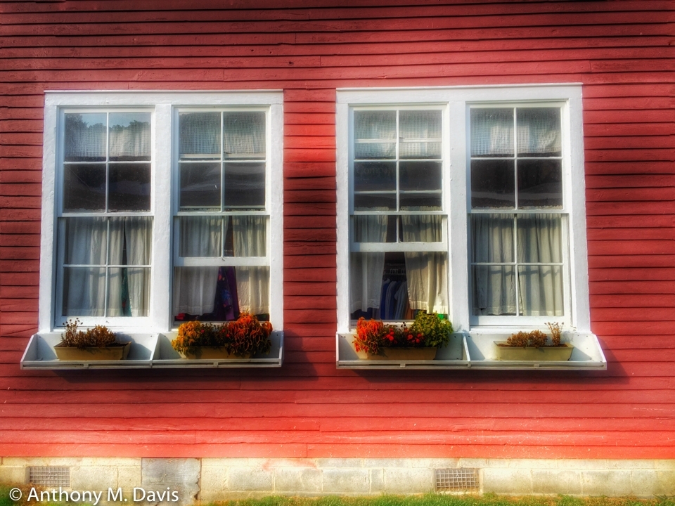 Old School House Windows