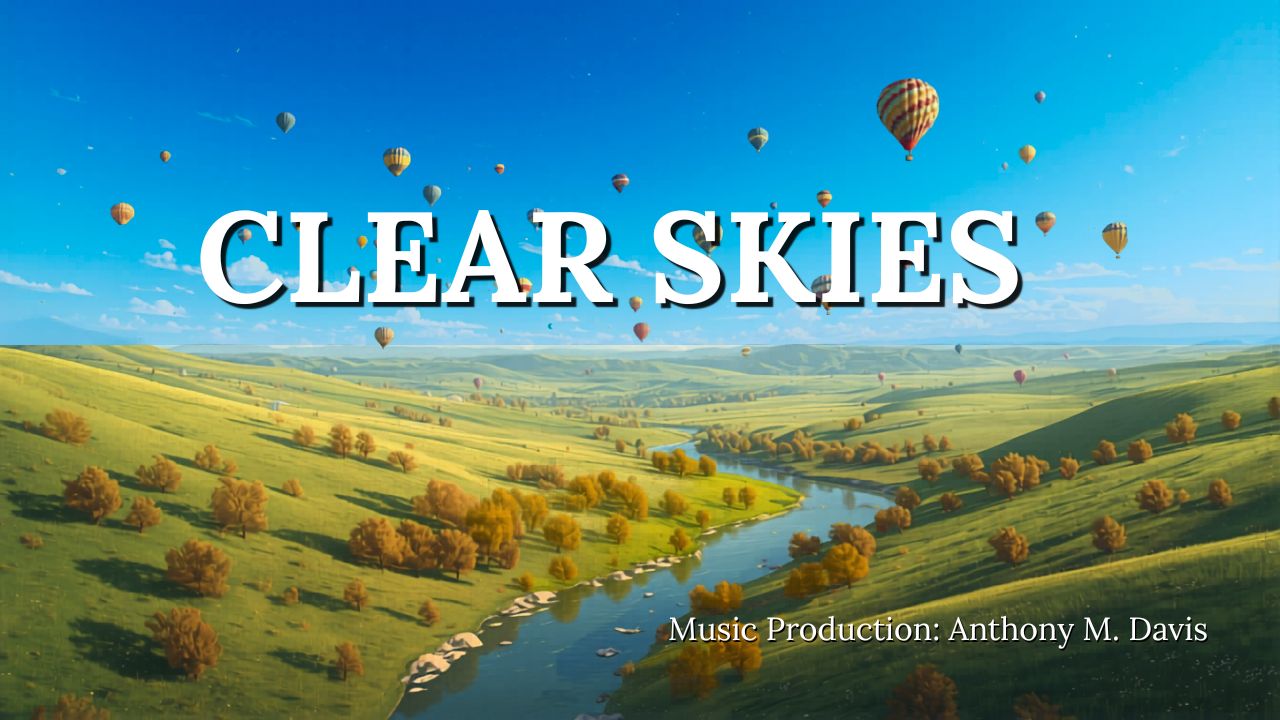 Clear skies, music